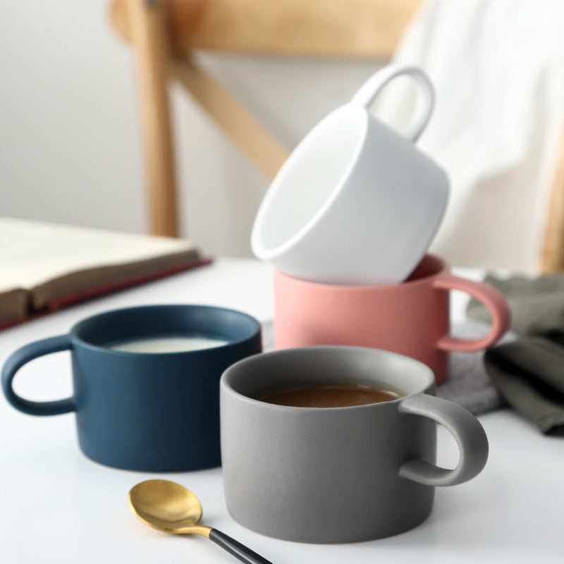 Japanese Matte Ceramic Coffee Cup