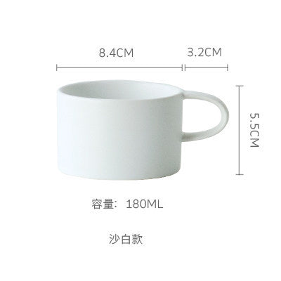 Japanese Matte Ceramic Coffee Cup