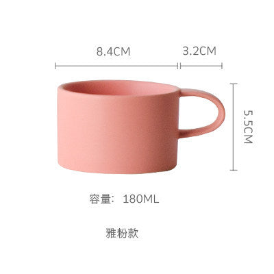 Japanese Matte Ceramic Coffee Cup